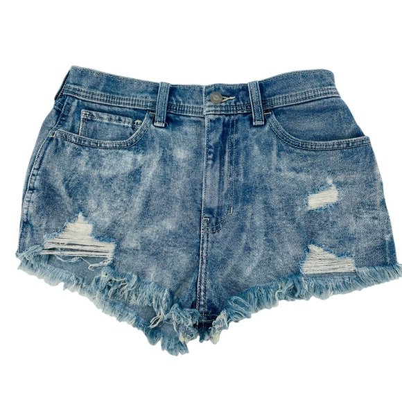 Hollister - High Rise Vintage Shorts - Size 5 - W27 - Picture 2 of 10